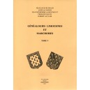 G&eacute;n&eacute;alogies Limousines et Marchoises Fascicule 5