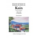 Dictionnaire g&eacute;n&eacute;alogique des habitants du district de Kain 