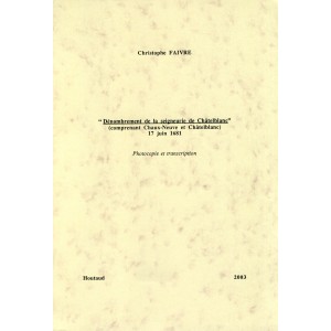 D&eacute;nombrement de 1681 de Ch&acirc;telblanc