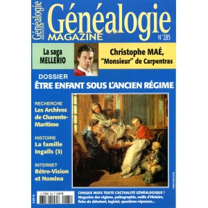 G&eacute;n&eacute;alogie Magazine n&deg; 285