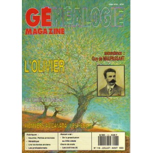 G&eacute;n&eacute;alogie Magazine n&deg; 118 - juillet - ao&ucirc;t 1993