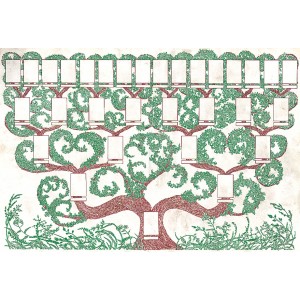 Arbre 5 g&eacute;n&eacute;rations - Blason
