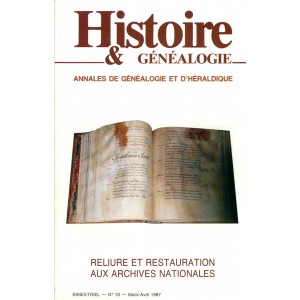 Histoire & G&eacute;n&eacute;alogie N&deg; 10