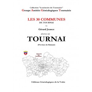 Dictionnaire g&eacute;n&eacute;alogique des habitants du district de Tournai