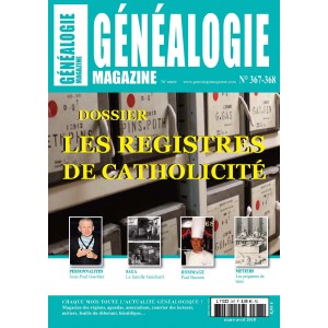 G&eacute;n&eacute;alogie Magazine n&deg; 367-368