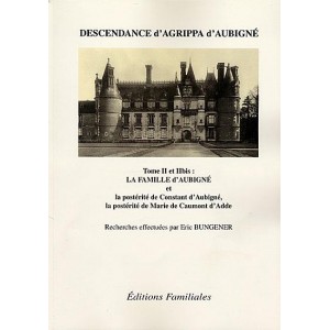 Descendance d'Agrippa d'Aubign&eacute; Tome 2 et 2 bis : Post&eacute;rit&eacute; de Constant d'Aubign&eacute;