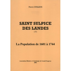 Population de Saint-Sulpice-des-Landes (35) 1601 &agrave; 1744