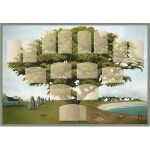 Arbre 4 g&eacute;n&eacute;rations ch&ecirc;ne 
