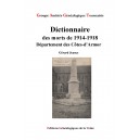Dictionnaire des morts de 1914-1918 - D&eacute;partement des C&ocirc;tes-d'Armor