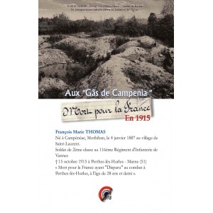 Fran&ccedil;ois Marie Thomas : mort pour la France en 1915