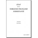 ETAT DE LA NOBLESSE FRANCAISE SUBSISTANTE, VOL 44 (