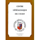 Centre g&eacute;n&eacute;alogique de l'Ouest Revue trimestrielle n&deg; 64 - 3e trimestre 1990