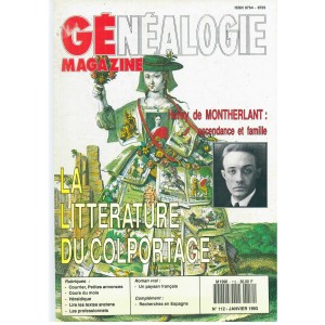G&eacute;n&eacute;alogie Magazine n&deg; 112 - janvier 1993