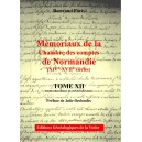 M&eacute;moriaux de la chambre des comptes de Normandie XIV&deg;-XVII&deg; si&egrave;cles Tome 12