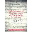 M&eacute;moriaux de la chambre des comptes de Normandie XIV&deg;-XVII&deg; si&egrave;cles Tome 4