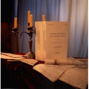 Catalogue g&eacute;n&eacute;alogique de la Noblesse Bretonne