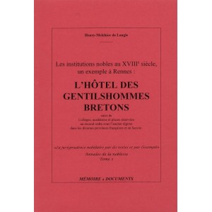 L'H&Ocirc;TEL DES GENTILSHOMMES BRETONS